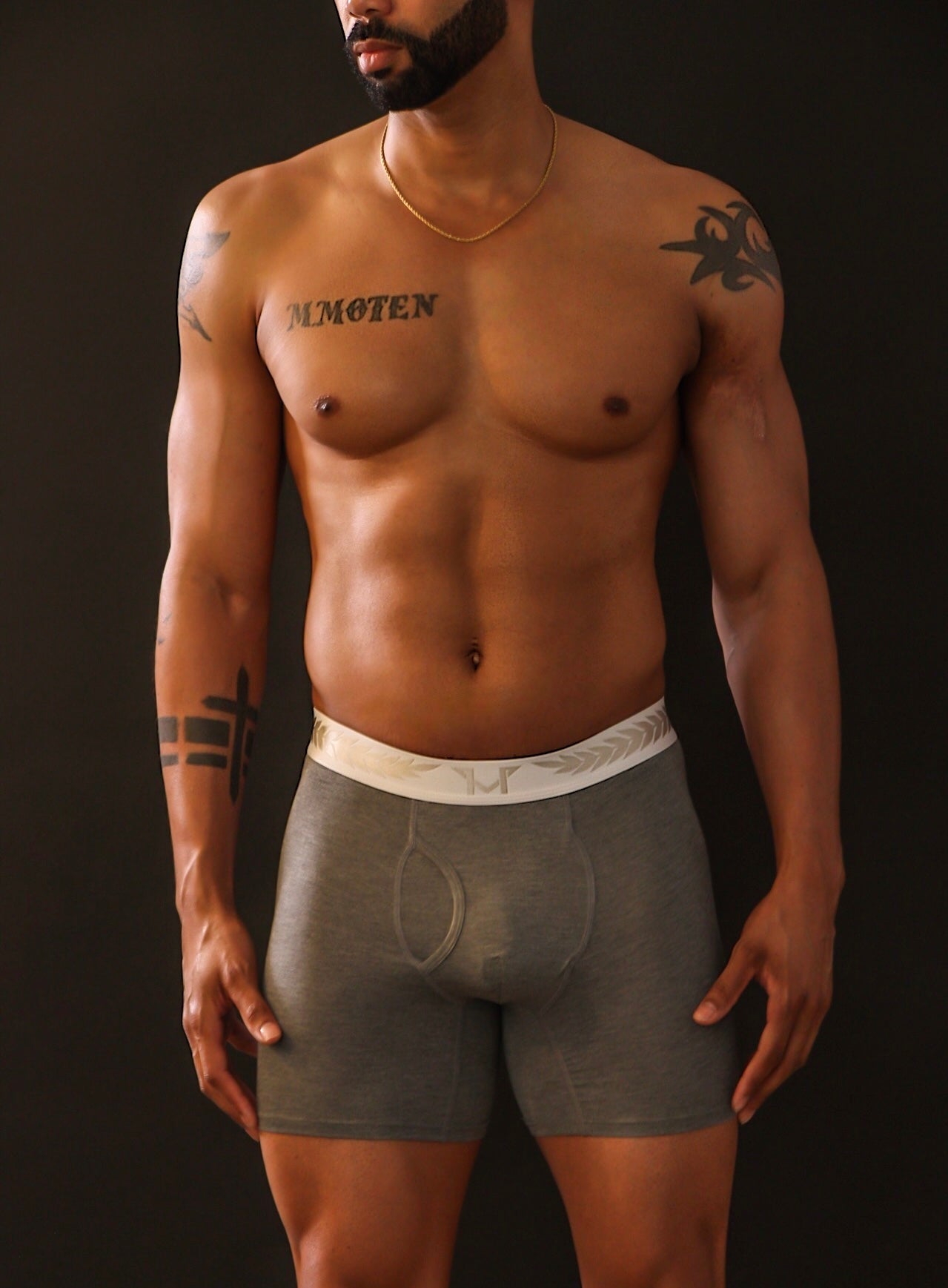Gray Boxers Briefs